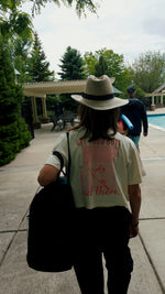 Get Your Butt Out There Crop Tee