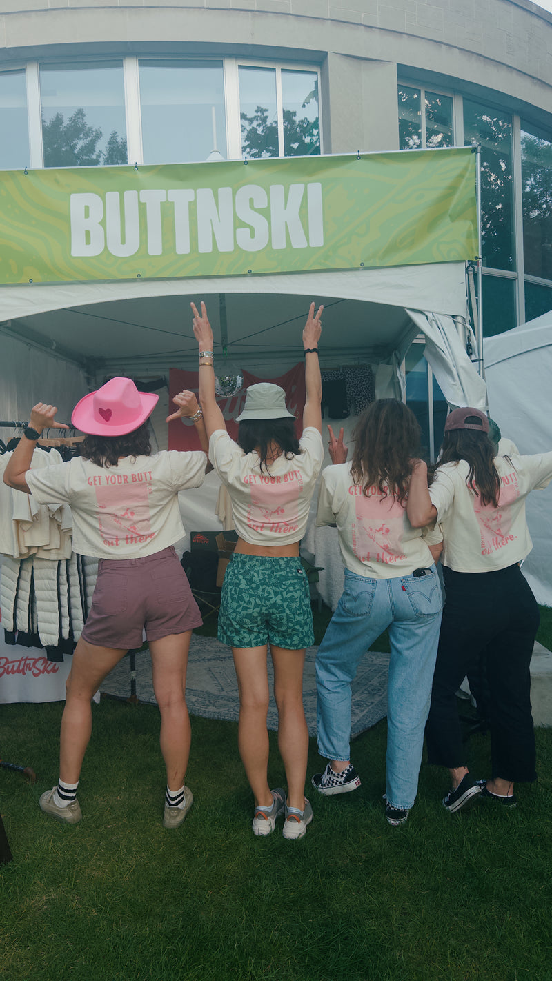 Get Your Butt Out There Crop Tee